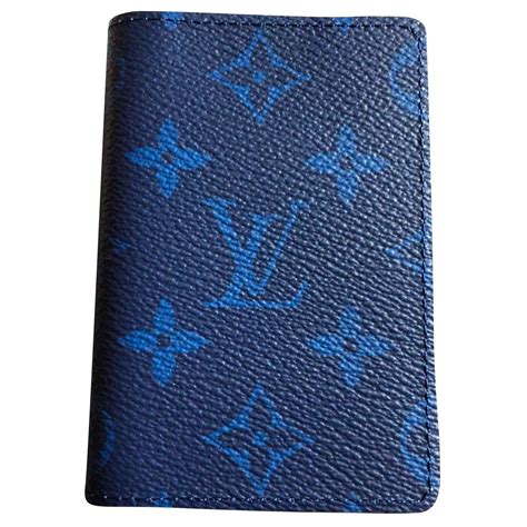 portefeuille louis vuitton homme bleu|cost of Louis Vuitton wallet.